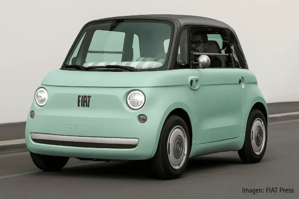 Vista lateral Fiat Topolino