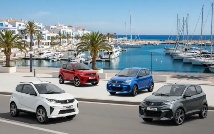 Gama Aixam en esposición