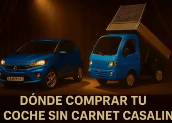 Composición digital con los modelos Casalini GranSport y Kerry, en un escenario de estudio con iluminación cálida.
composición digital de coches sin carnet casalini gransport y kerry en estudio con fondo oscuro