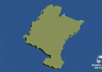 Mapa de Navarra que muestra las zonas donde vender coches sin carnet en la comunidad foral