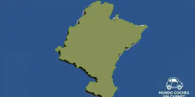 Mapa de Navarra que muestra las zonas donde vender coches sin carnet en la comunidad foral